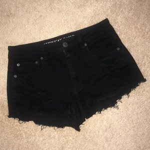 Black high rise festival short -American Eagle